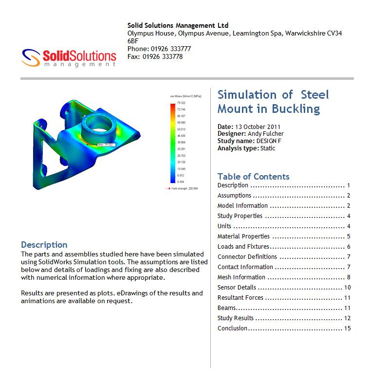 Simulation Reports