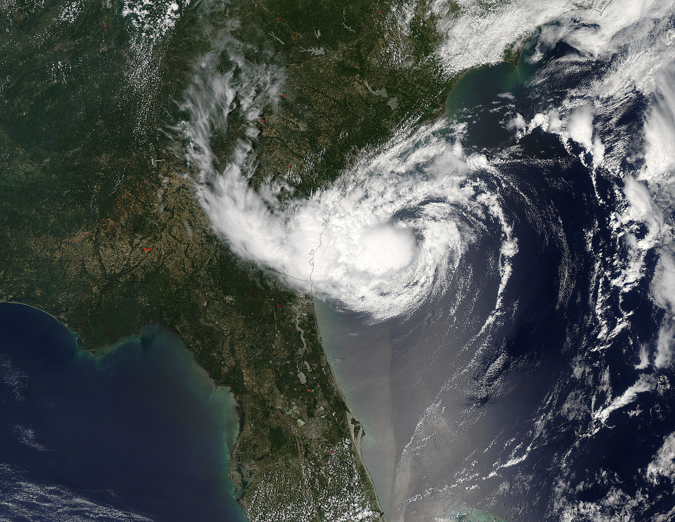 NASA MODIS Image of the Day May 25, 2012 Tropical Storm Alberto (01L