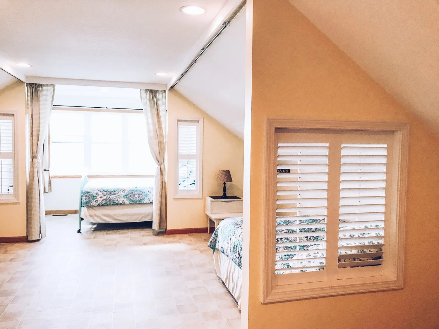 How to Close Off A Loft Space Giving Privacy To A Loft — First Thyme Mom
