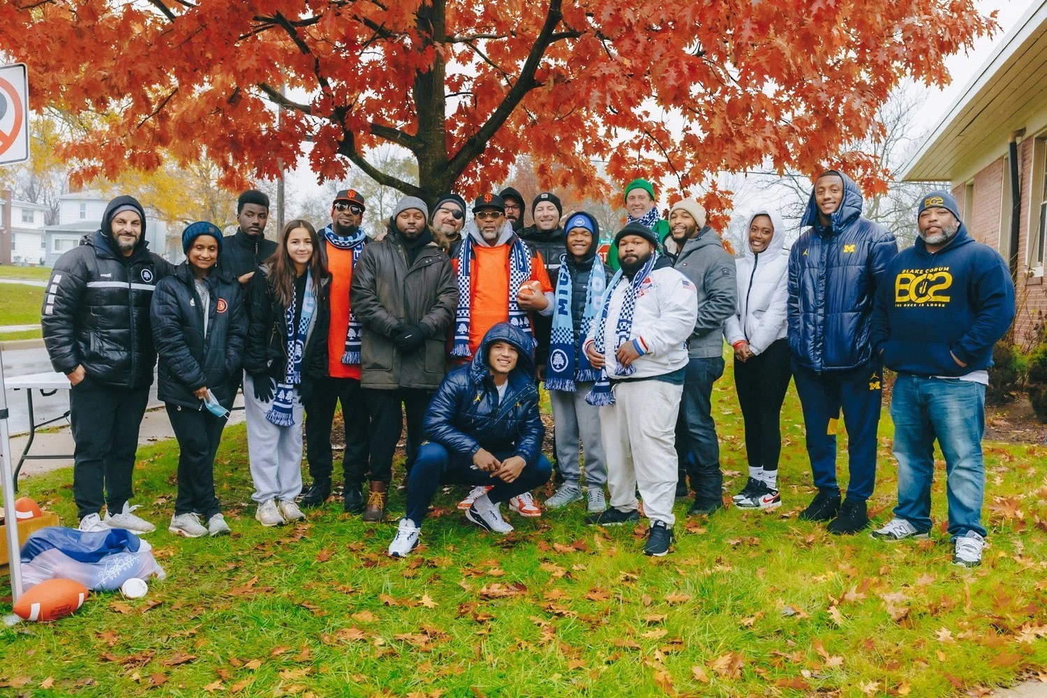 Blake Corum Shows His Love for Service and His Community — AFC Ann Arbor(06)