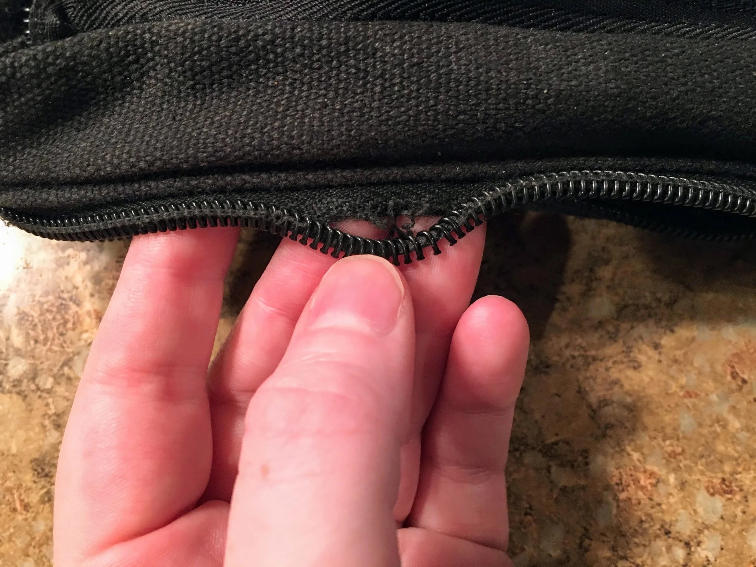 Everyday Mending Fix a Broken Zipper in a Bag — The Mermaid's Den