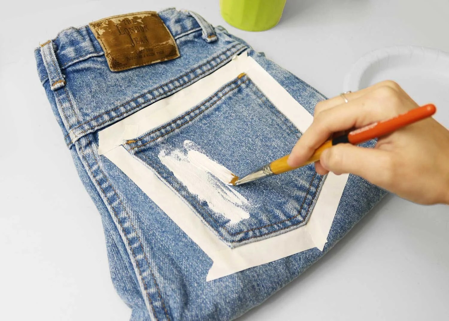 How to Paint On Jeans (5 steps with pictures) Kessler Ramirez Art & Travel