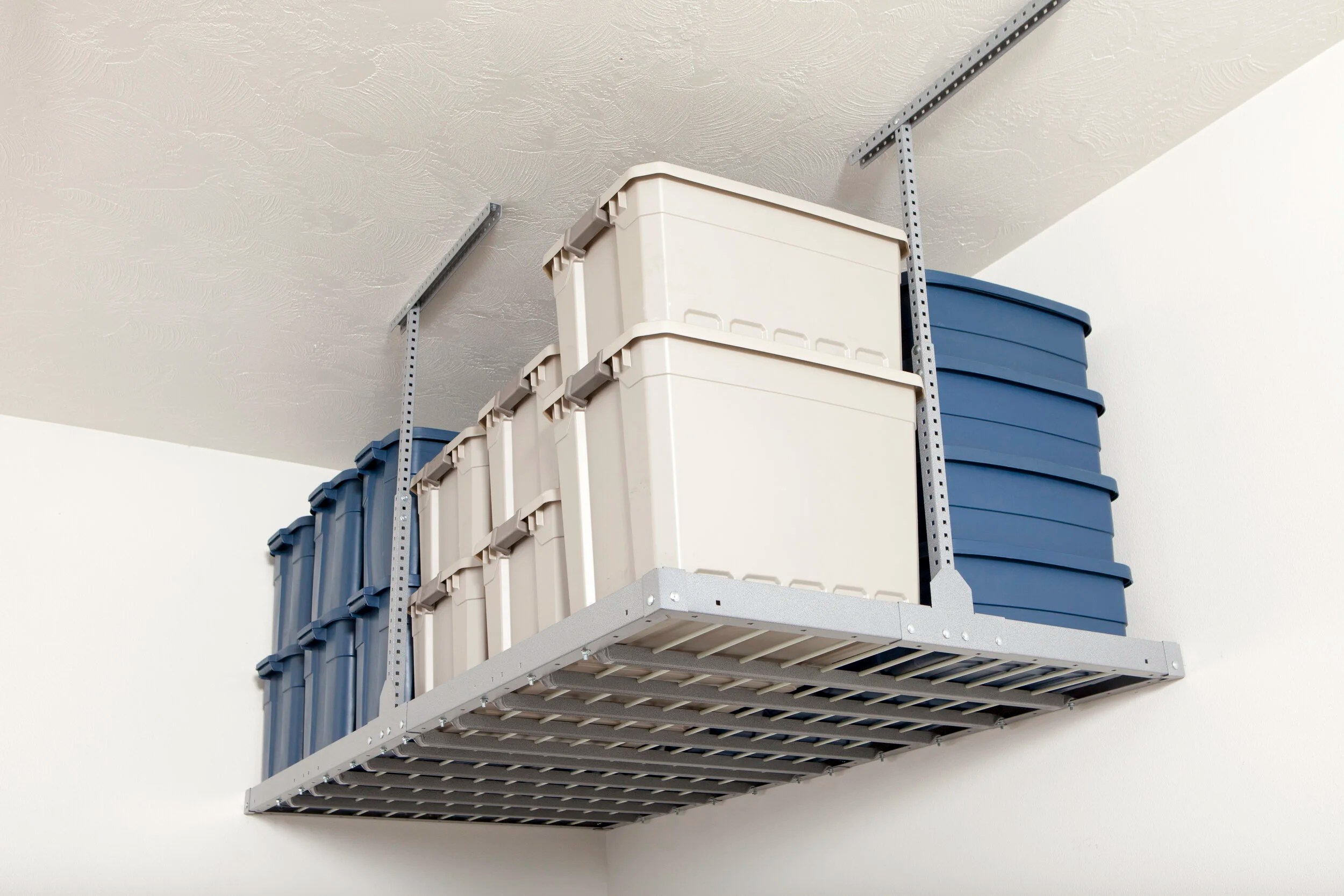 NEAT Garage Storage Systems and Flooring β Garage Ceiling Storage Racks
