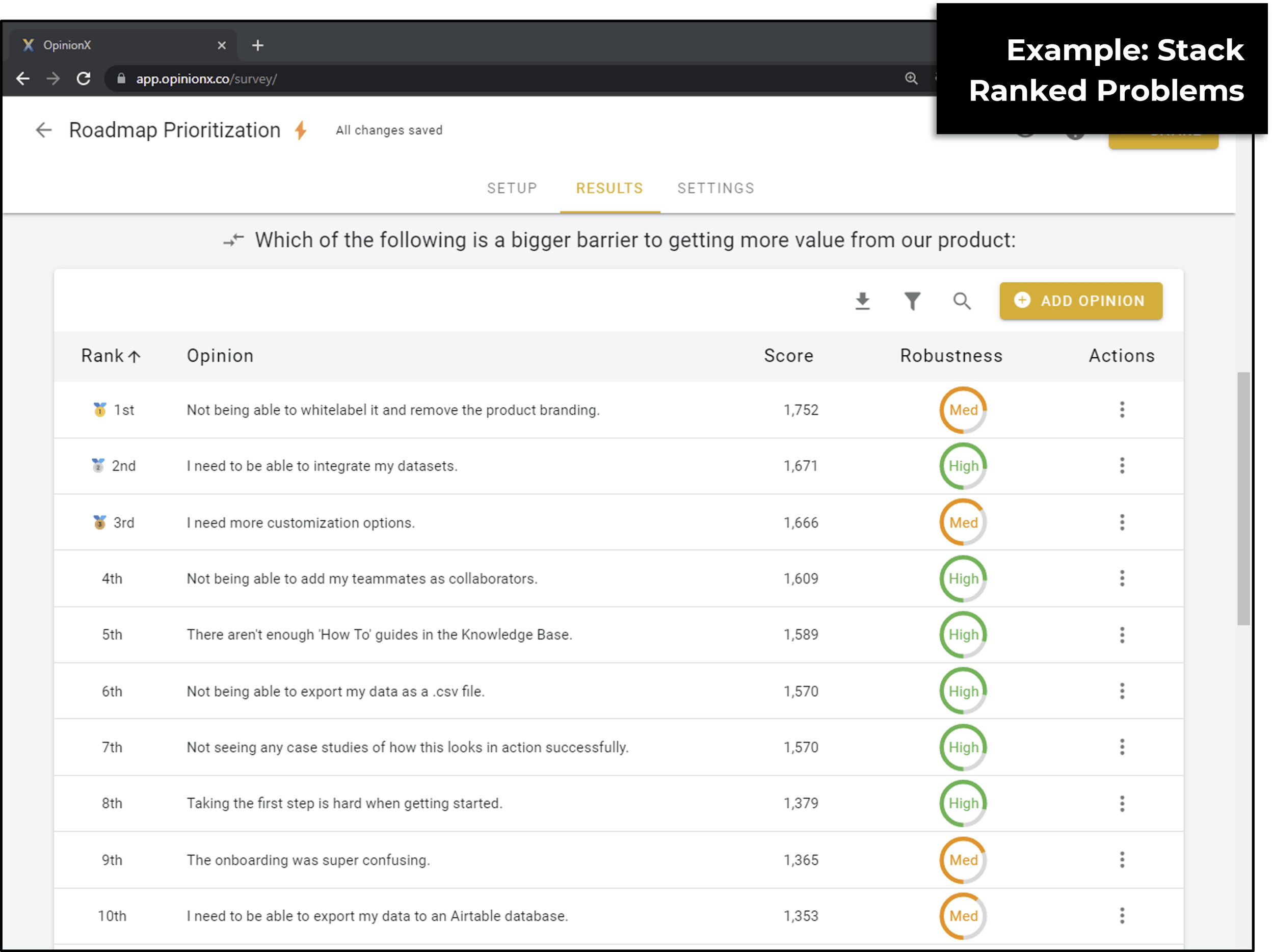 Discovery Sandwich DataDriven Product Discovery Research // OpinionX