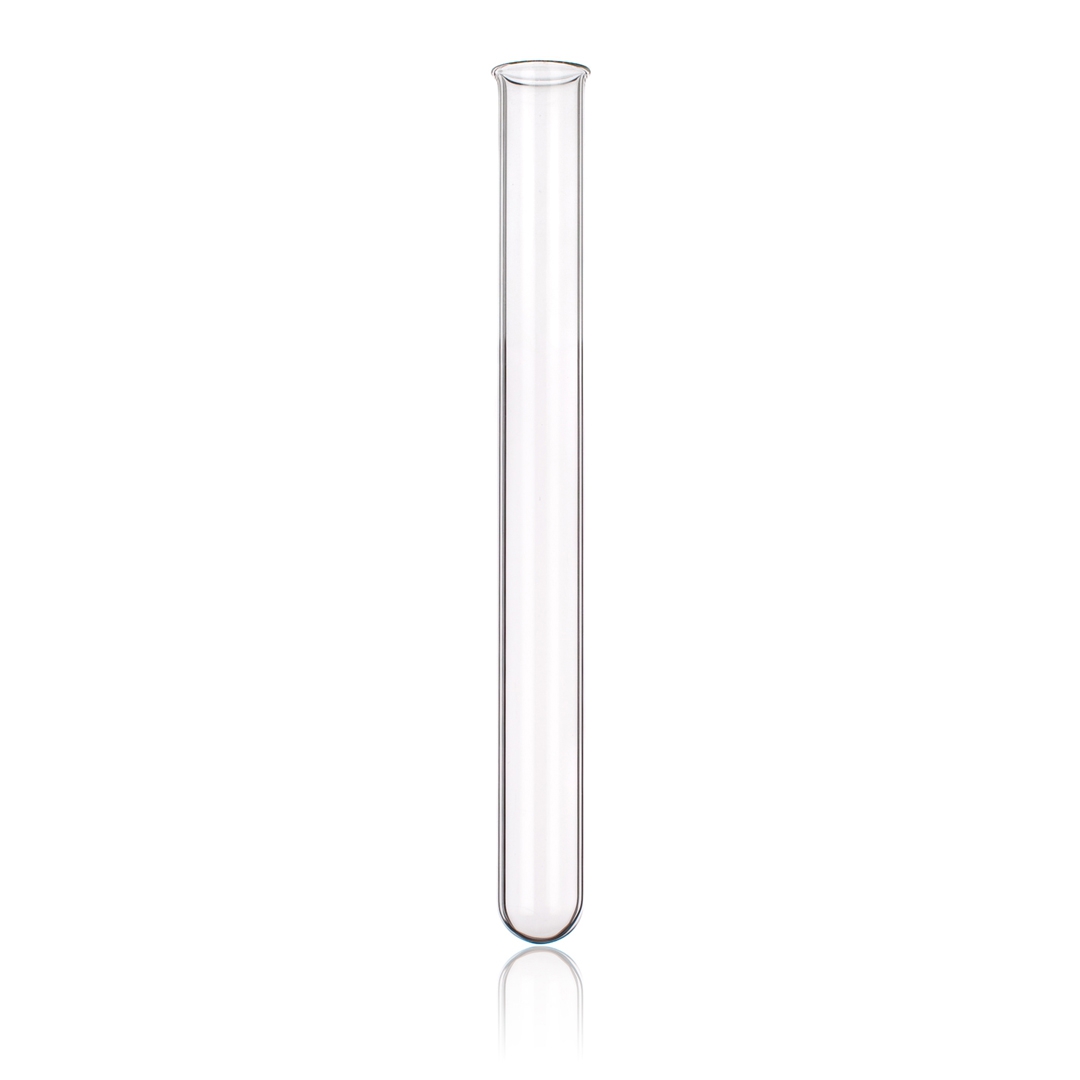 Test Tubes, Glass, With Rim, 12 X 75mm, Wall 1.5mm, Borosilicate Glass