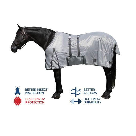 Soft Interlock Mesh Euro Bellyband Horse Fly Sheet Schneiders