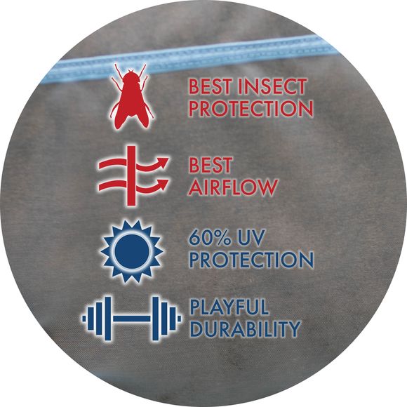 Mosquito Mesh Draft Horse Fly Mask with Ears Schneiders