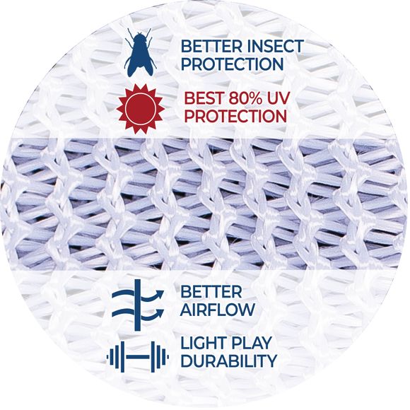 Cooling Soft Interlock Mesh Euro Surcingle Horse Fly Sheet Schneiders