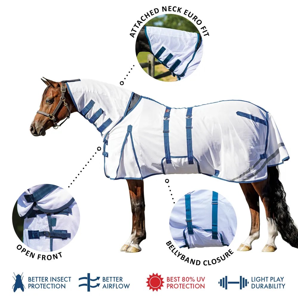 Schneiders® Soft Interlock Mesh II Attached Neck Euro Bellyband Fly