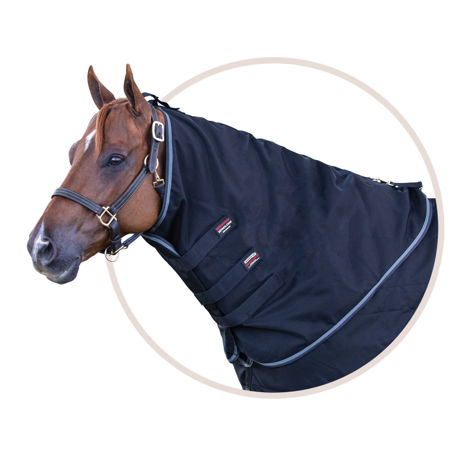 TeknoFleece® Horse Stable Blanket Neck Cover for Horses Schneiders