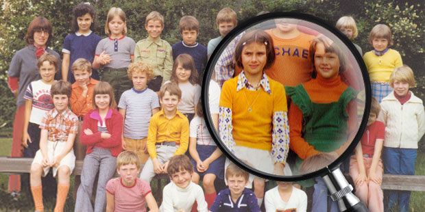 Das eigene Klassenfoto unter der Lupe