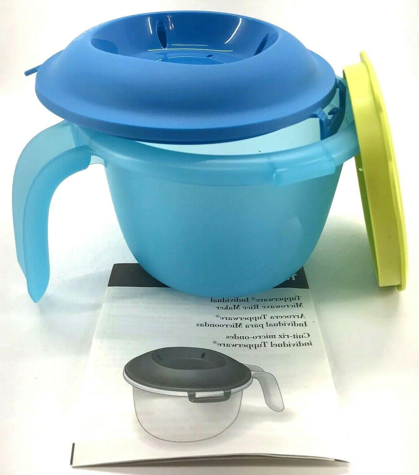 Tupperware Individual Microwave Rice Maker Small Steamer Cooker