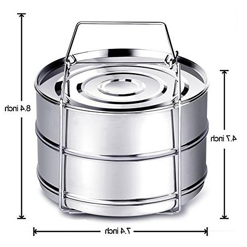 Instant Pot Accessories 6 8 Qt Stackable Stainless