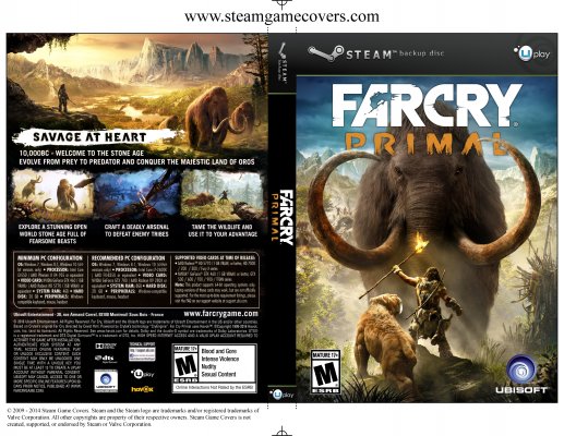 Steam Game Covers Far Cry Primal Box Art