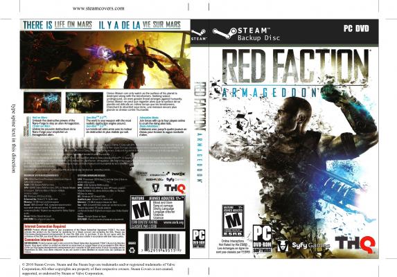 Steam Game Covers Red Faction Armageddon Box Art