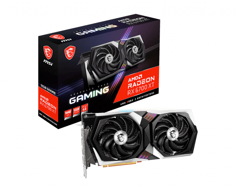 AMD MSI Radeon RX 6700 XT GAMING 12GB Graphics Card