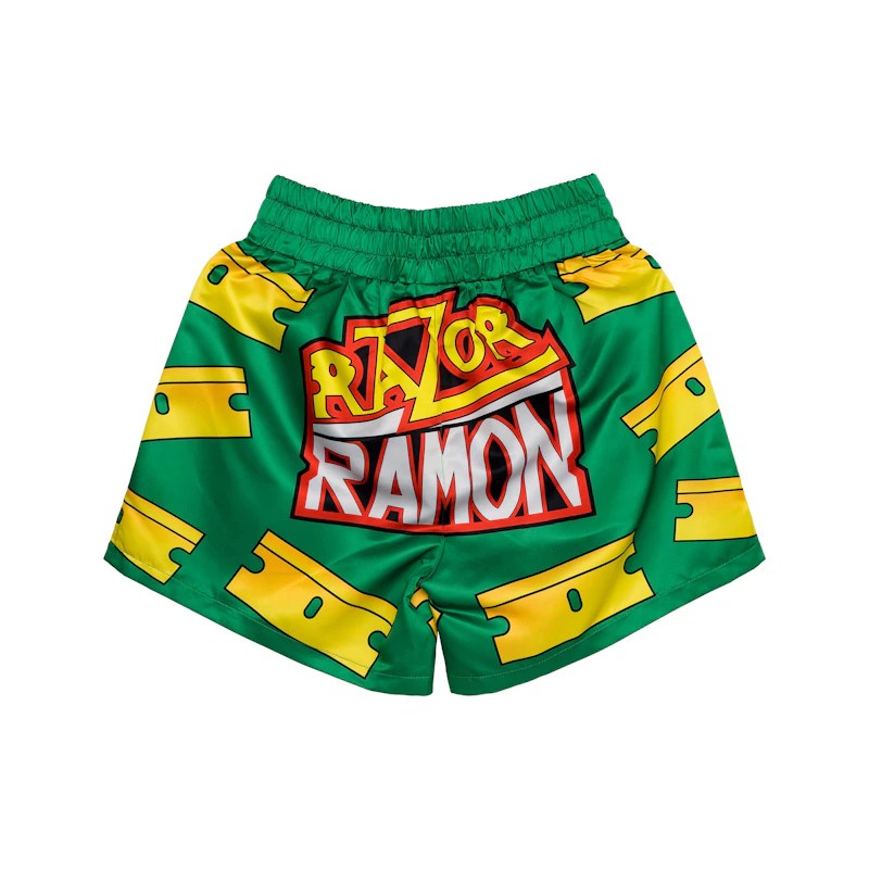 Chalk Line Razor Ramon Satin Arena Shorts Green Men's US