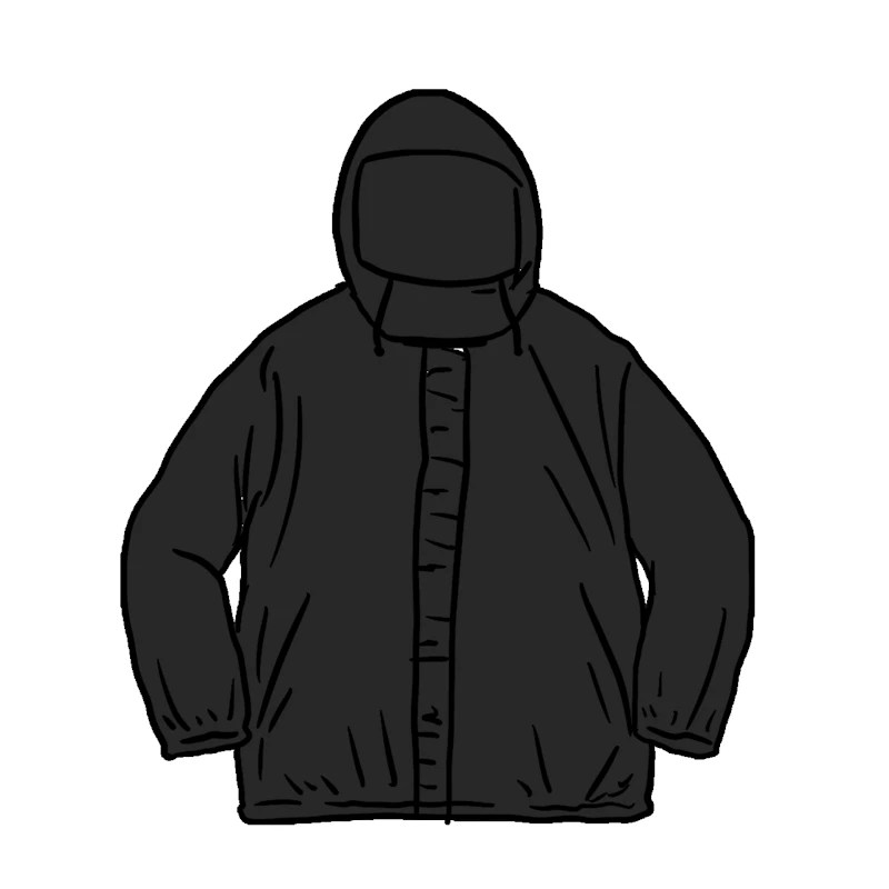 Supreme Raglan Court Jacket Black SS20 Homme FR