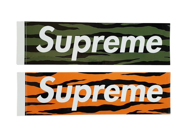 Supreme Zebra Box Logo Sticker Set CN