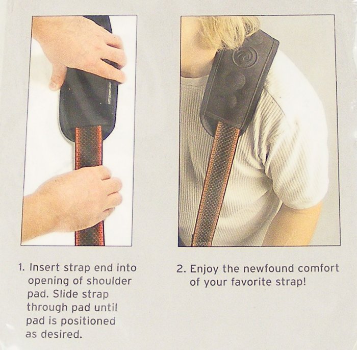 Waves FSP1 Guitar Strap Comfort Shoulder Pad, Moulded Foam eBay