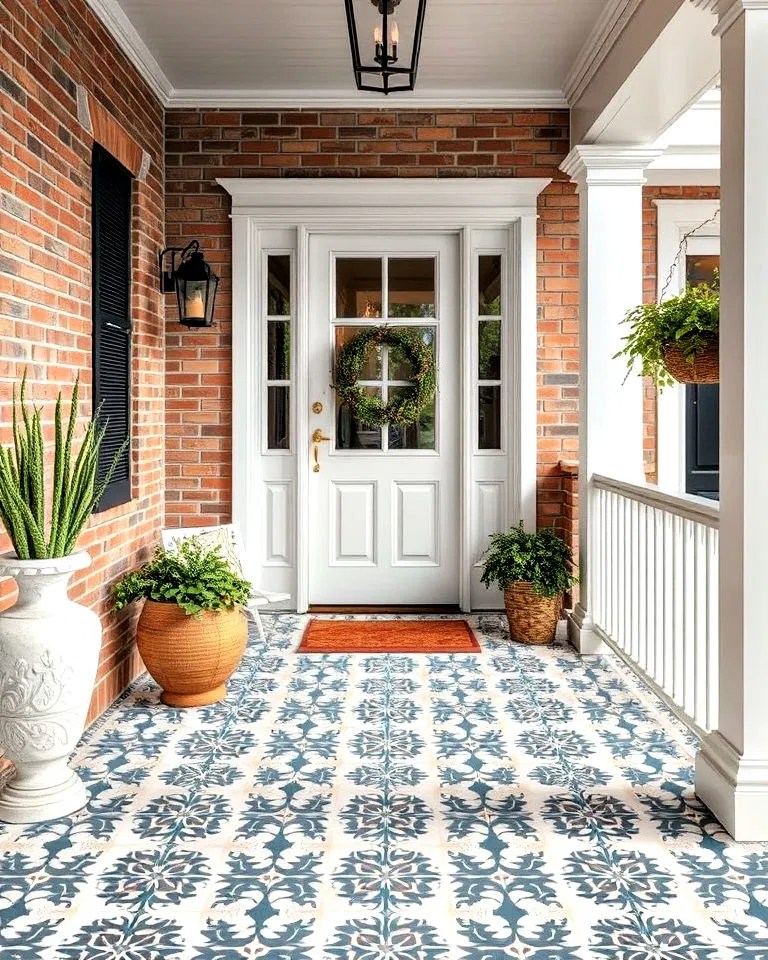 25 Front Porch Tile Ideas for A Stylish Outdoor Space