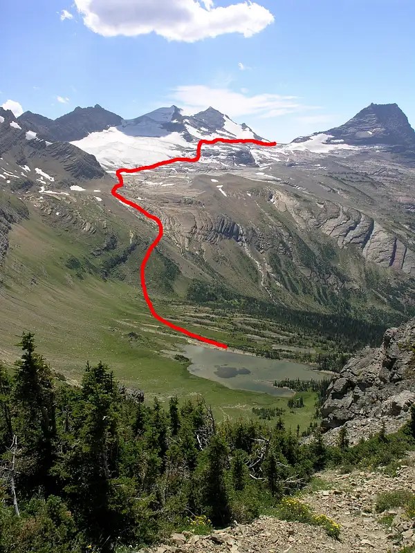 Glacier National Park Chat • View topic Best route to Comeau Pass