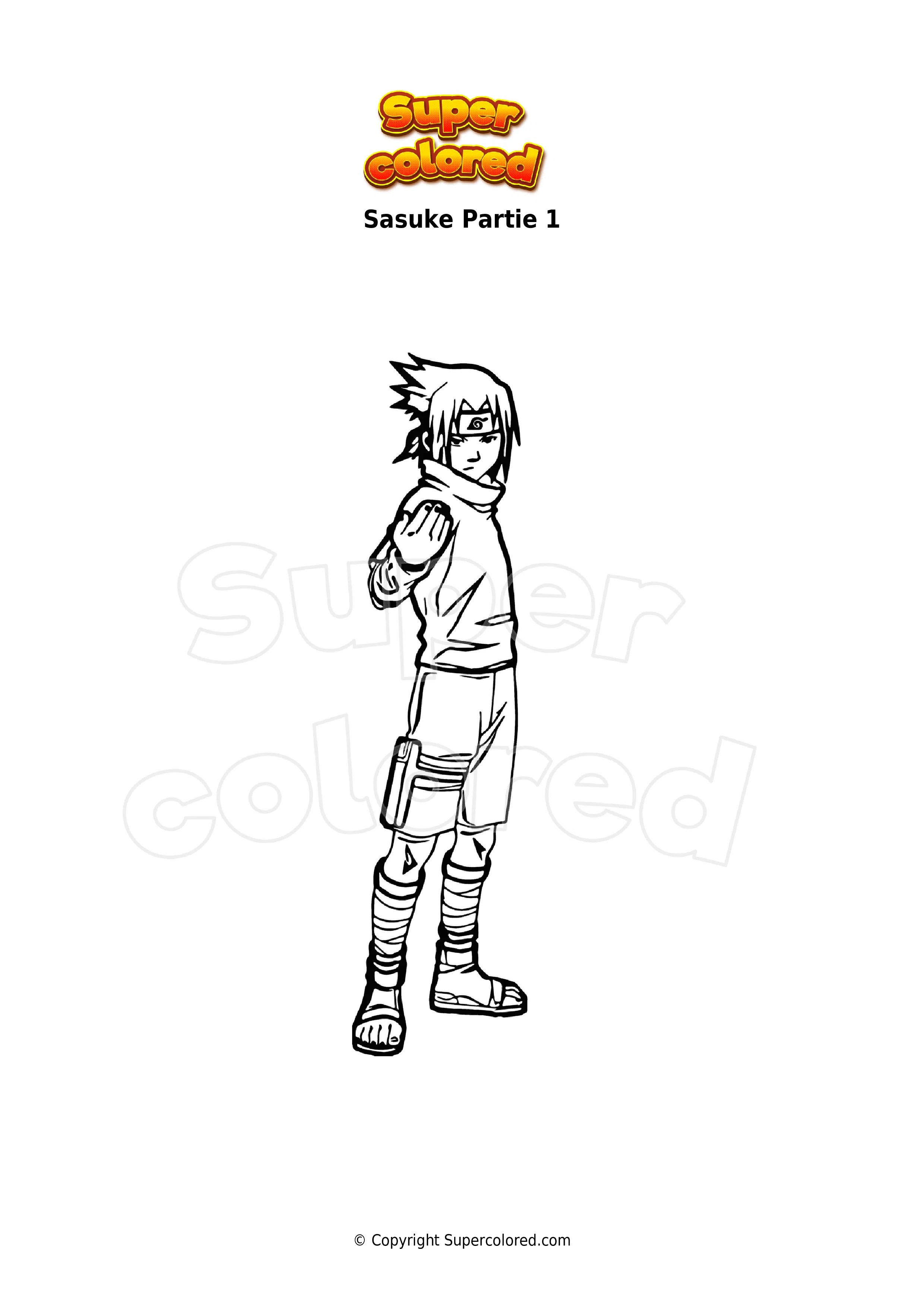 Coloriage Kawaki