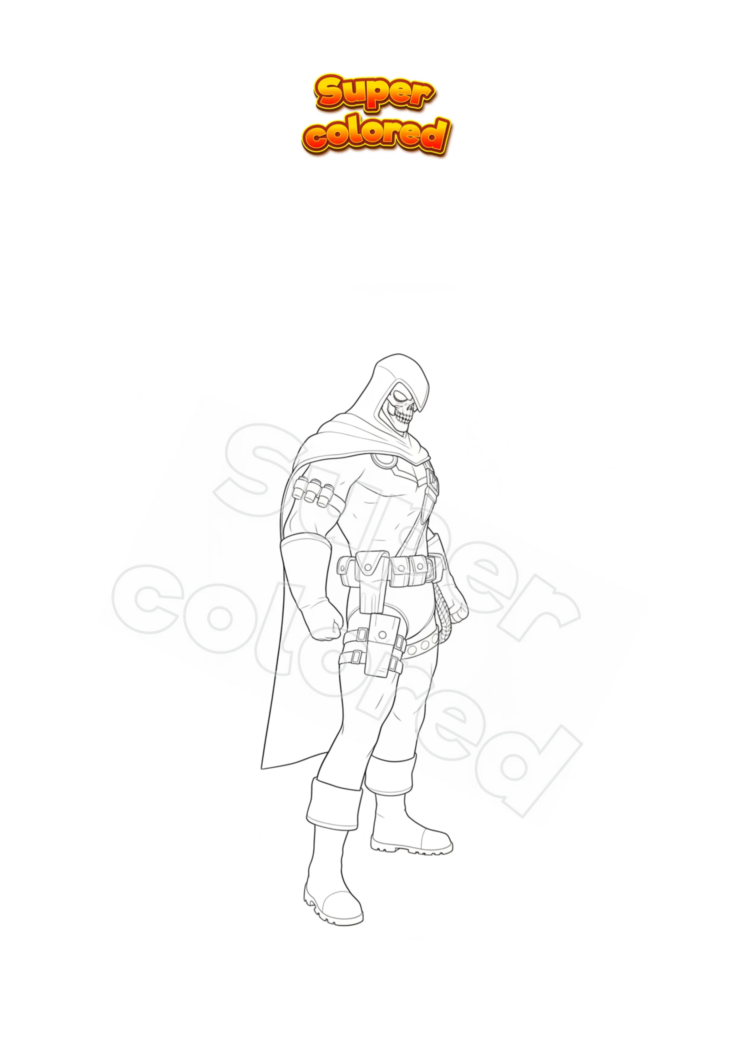 Doctor Doom Fortnite Coloring Pages Printable Thanos Skin From