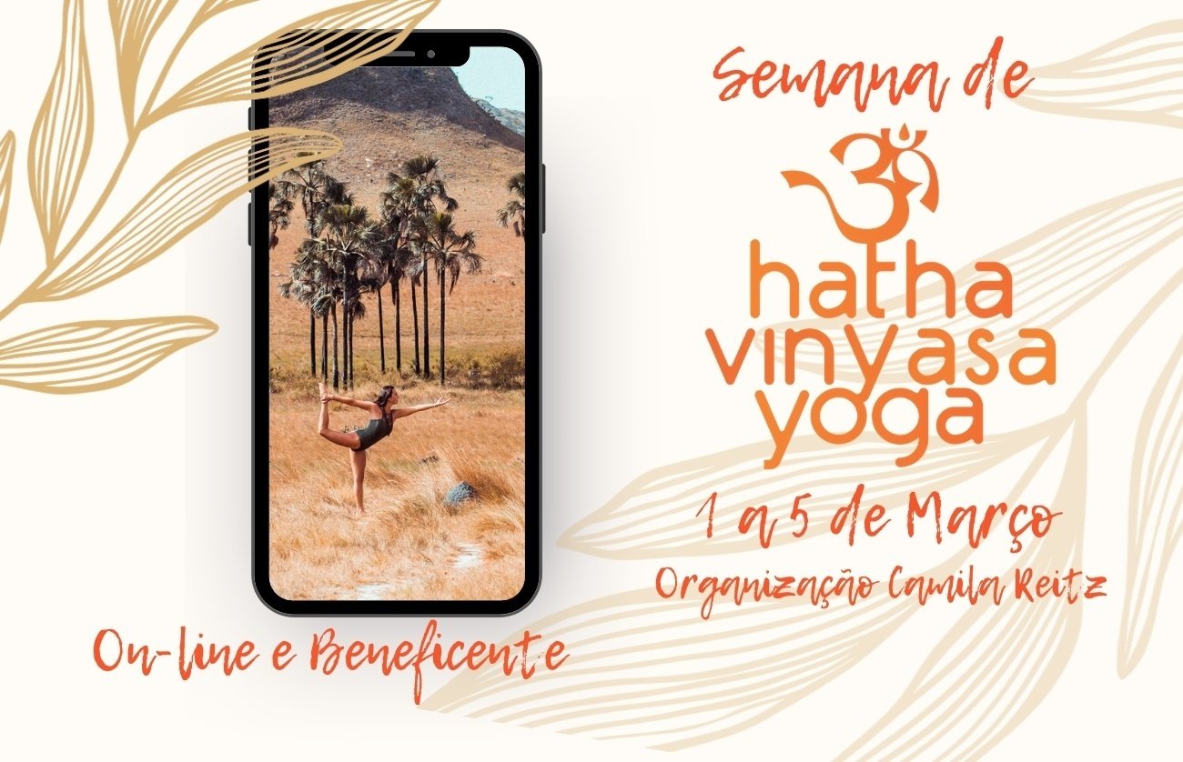 Semana De Hatha Vinyasa Yoga - 100% On-Line E Beneficente - Sympla