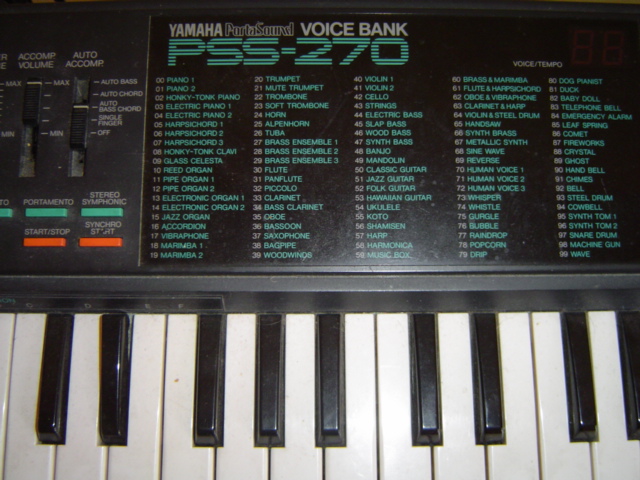 Yamaha PSS-270 | Synthpedia