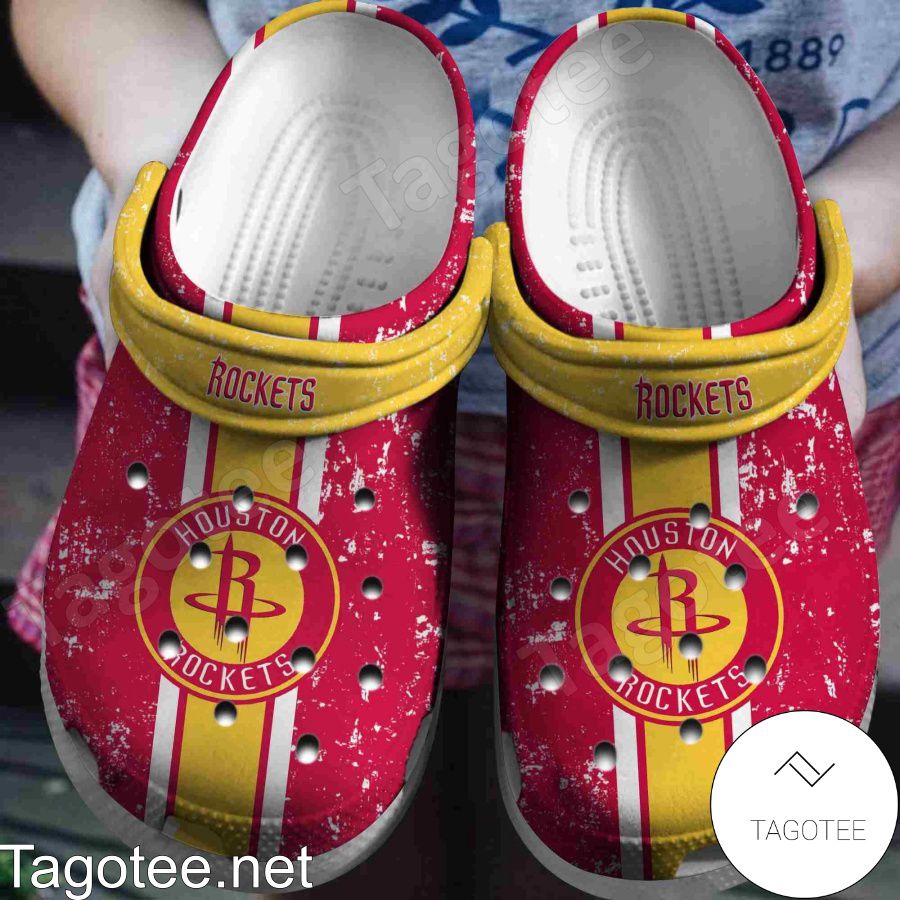 Houston Rockets Logo Basketball Team Crocs Clogs Tagotee