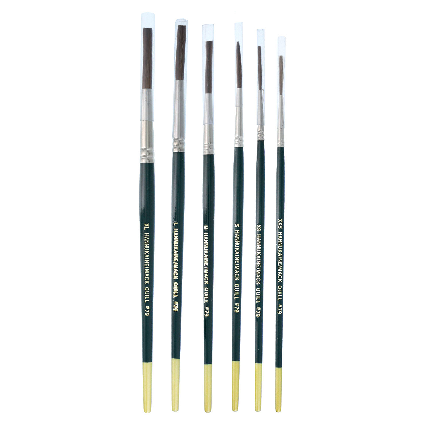 MACK Hannukaine Quill Pinstripe Brush/Brushes Set of 6 844825047112 eBay