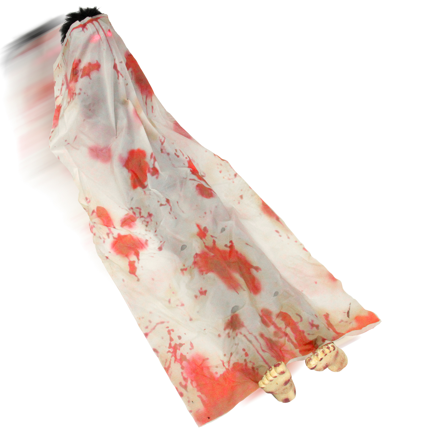 Halloween Haunter Animated Bloody Death Bed Corpse Dead Body Bag Prop
