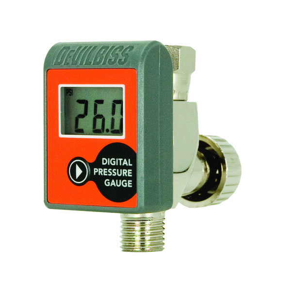 DeVILBISS DIGITAL GAUGE AIR REGULATOR Precise Air Control HVLP Paint