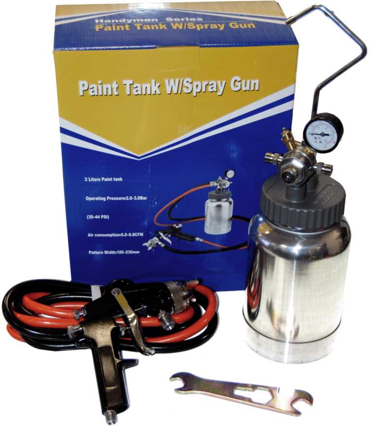 New 2 Quart PAINT PRESSURE POT TANK SPRAY GUN SPRAYER eBay