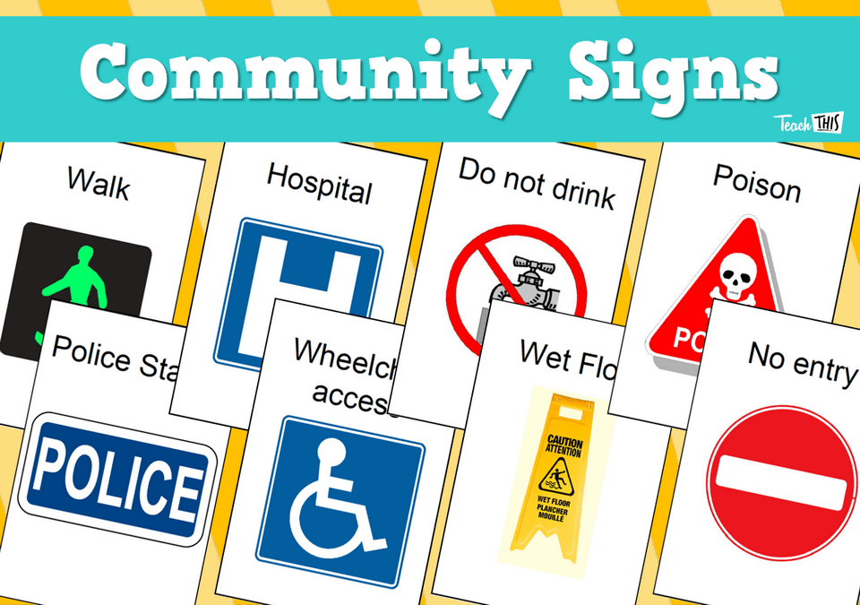 Community Signs Teacher Resources and Classroom Games Teach This