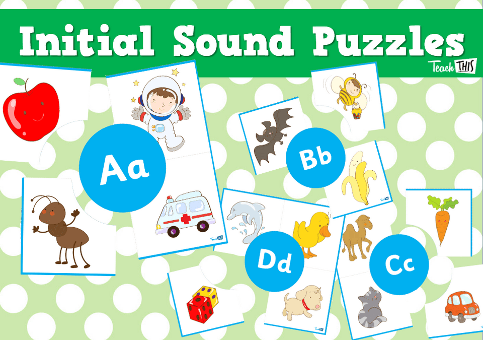 Initial Sound Puzzles Teacher Resources and Classroom Games Teach