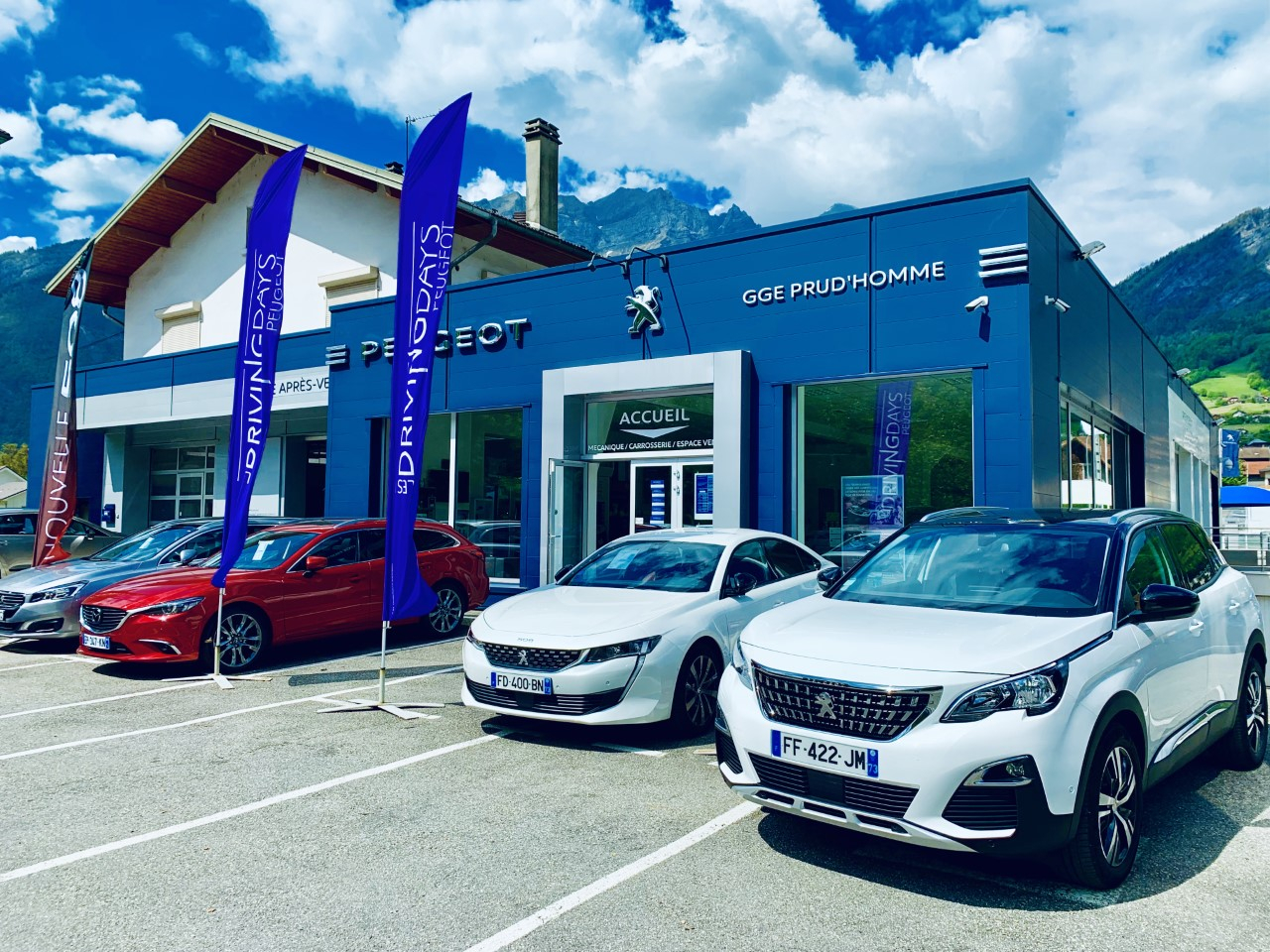 Logo GARAGE PRUD'HOMME Votre agent Peugeot à Ugine (73)