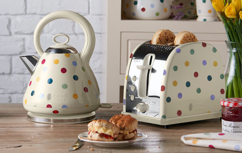 Save on Emma Bridgewater and Russell Hobbs toasters & kettles Tech