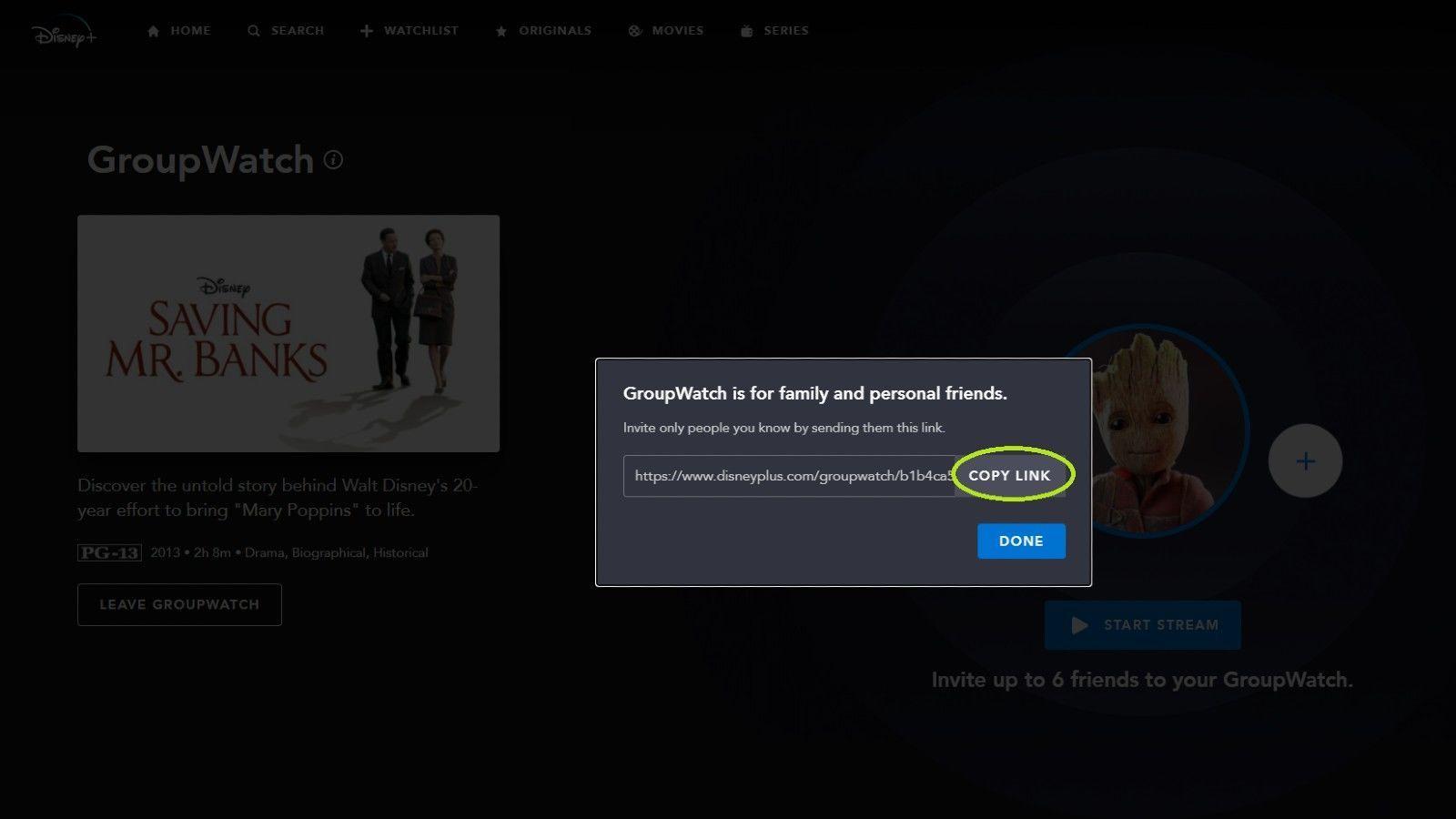 Cómo ver películas y series de Disney+ con amigos en la distancia