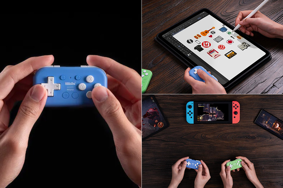 8BitDo Micro Controller Has 16 Buttons Yet Weighs Just 24.8 Grams