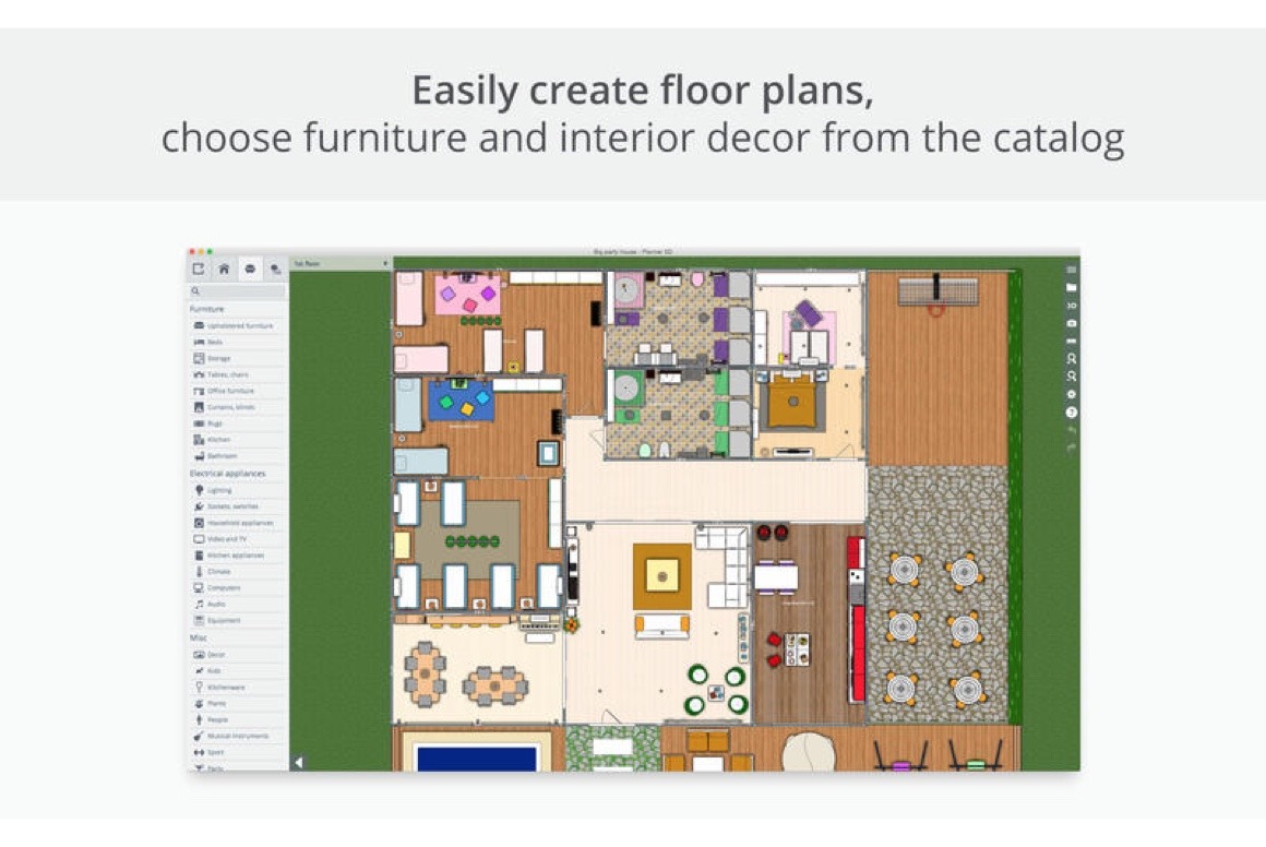 .5D Floorplanner 4 Easy to use free Software for home designreviews