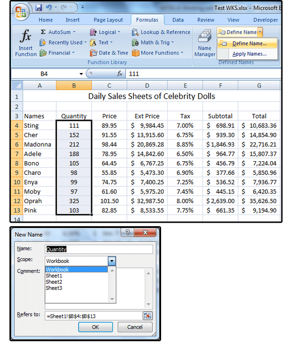 Excel pro tips How to create, define, and use Named Ranges PCWorld