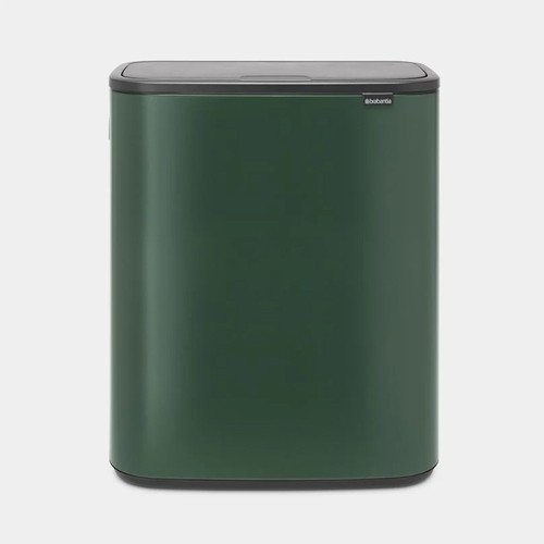 AFVALBAK BO TOUCH BIN 60L. PINE GREEN BRABANTIA Technimo