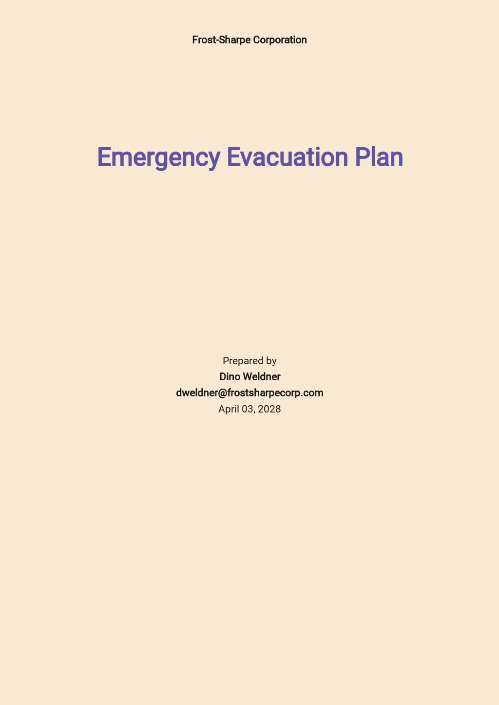 23+ Free Emergency Plan Templates Free Downloads
