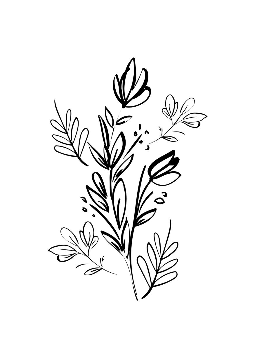 FREE Flower Drawing Templates & Examples Edit Online & Download