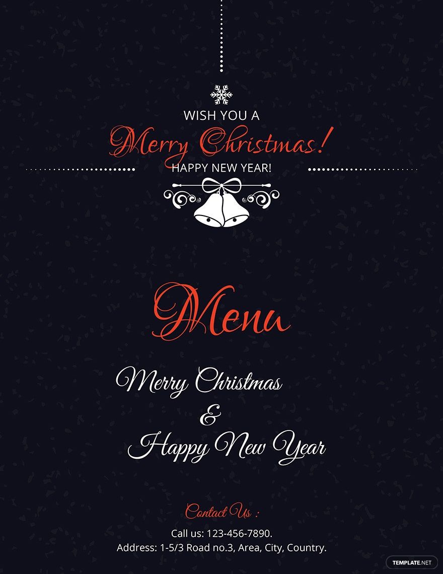 Christmas Card Templates Word