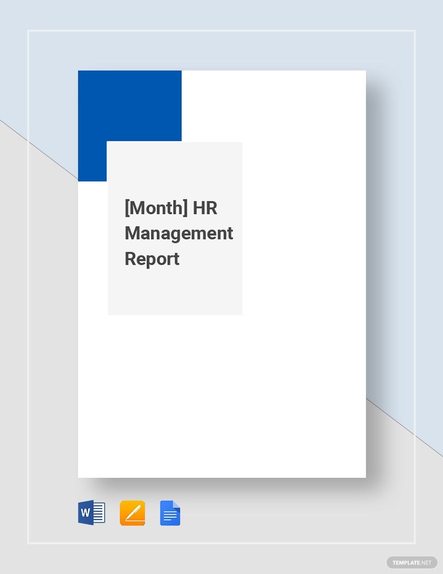 Editable Management Report Templates in Word to Download