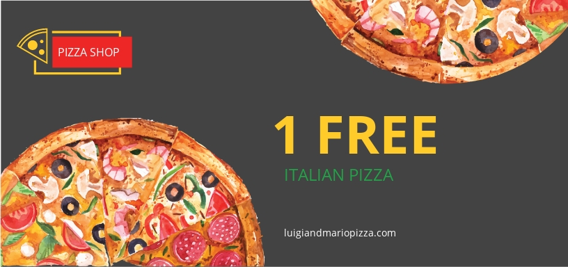 Printable Pizza Coupon Template