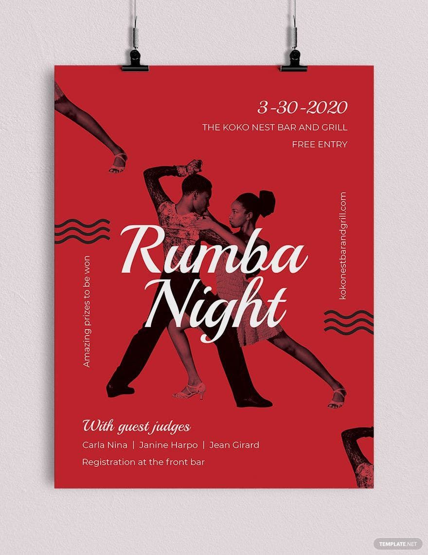 Event Poster Template in Pages, Illustrator Download